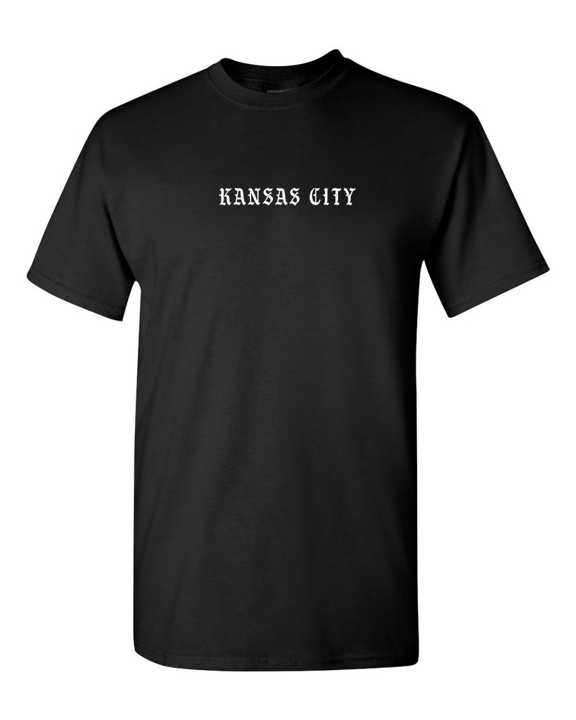 Kansas City "Old Font" Tee (Black)