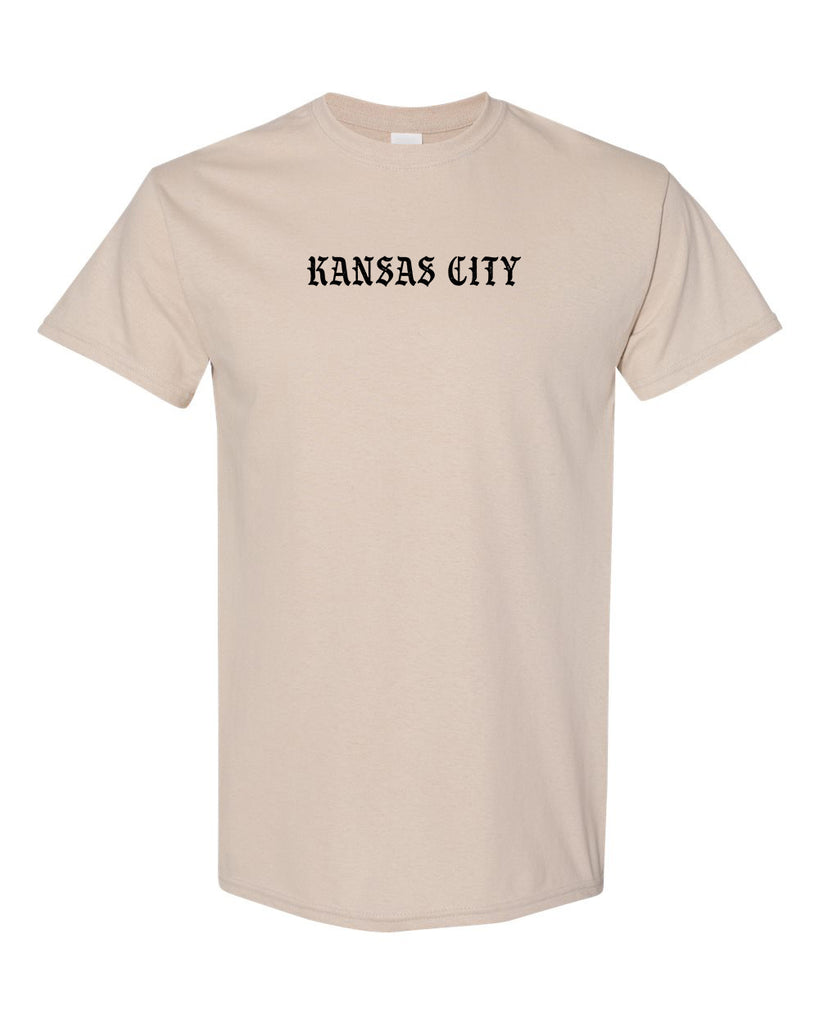 Kansas City "Old Font" Tee (Sand)