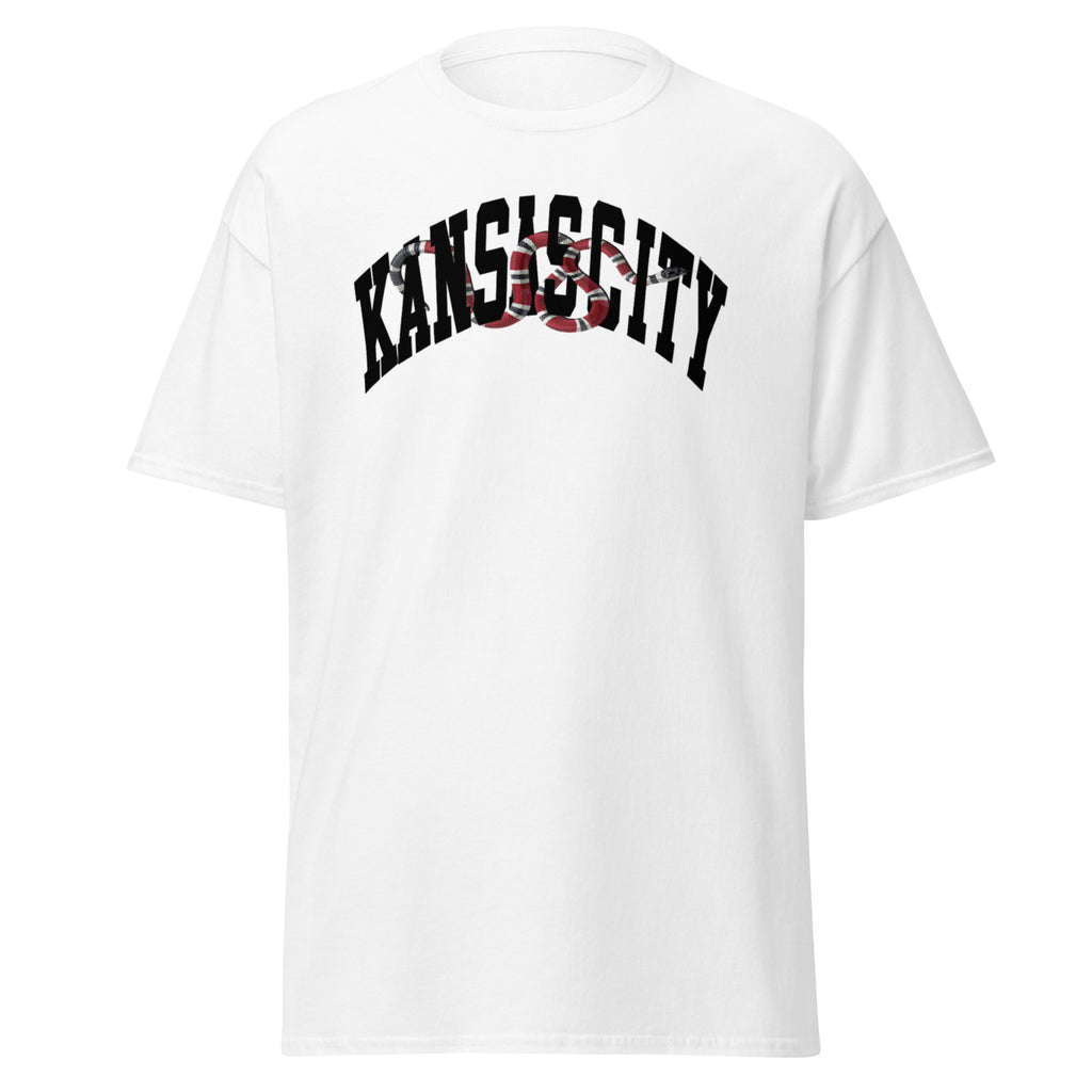 White Kansas City Arch Snake T-Shirt