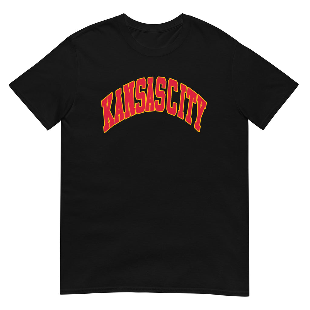 Black Kansas City Arch T-Shirt (Red & Gold)