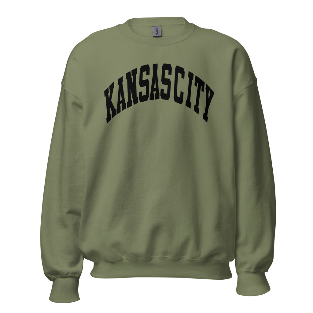 Kansas City Arch Crewneck (Black Font)