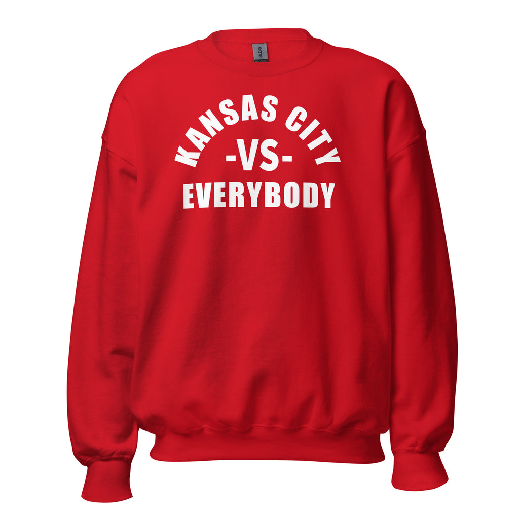 Red Kansas City VS Everybody Crewneck